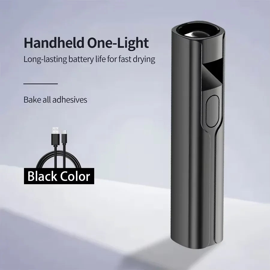 Handheld Mini Portable Rechargeable Manicure Lamp UV Light Therapy Lamp