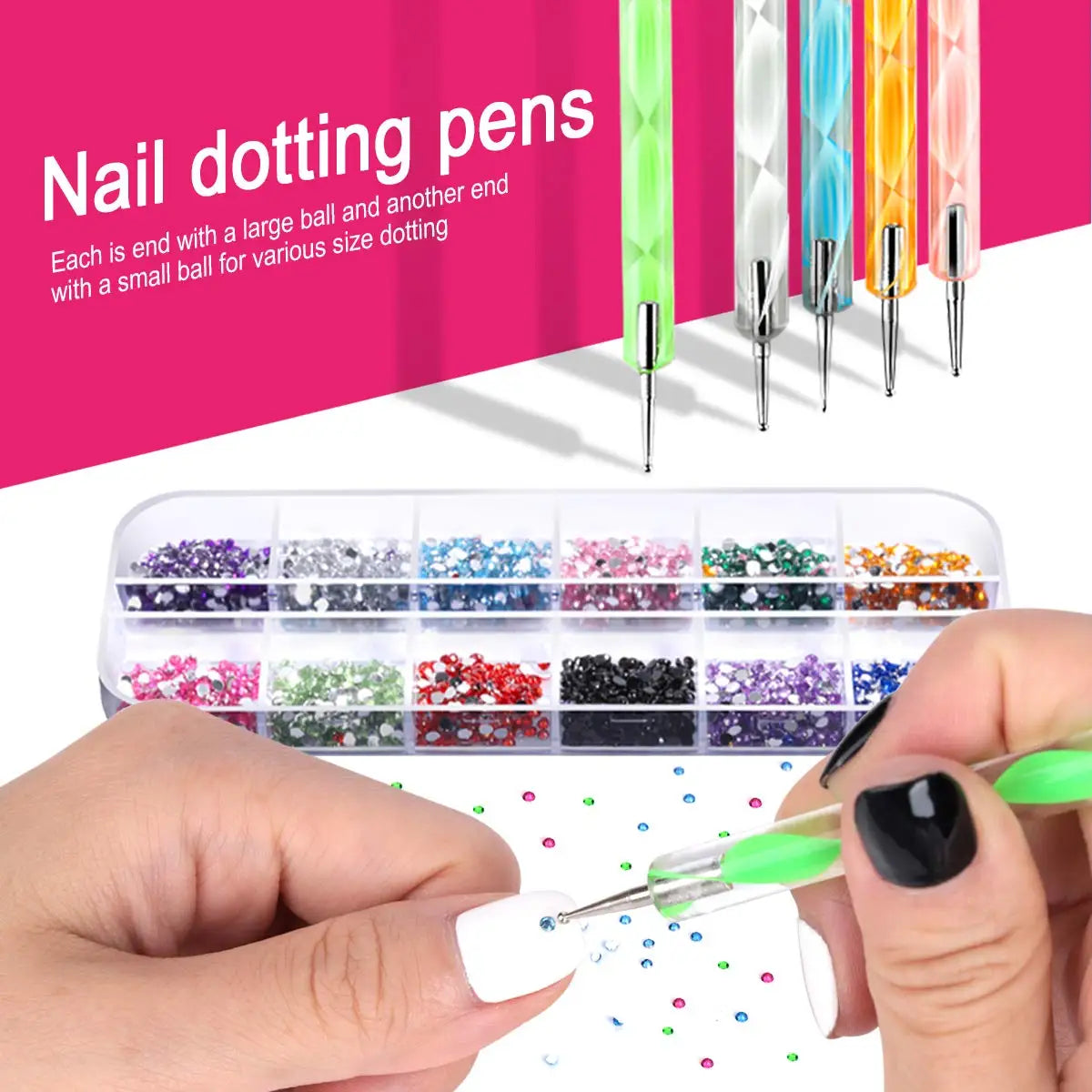 Manicure Set for Nail Polish Sequins Set Nail Decoration Nail Art Pen Nails Accessories Manicure Tools