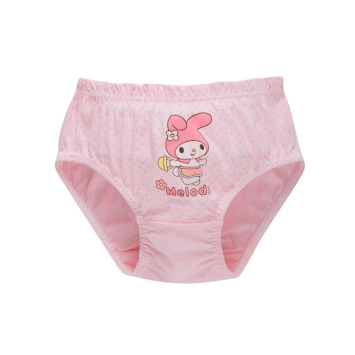 5 Pcs/Box Cotton Panties For Girls Cute Cartoon Character Kuromi Melody Girls Briefs Children Underwear Breathable Kids Knickers