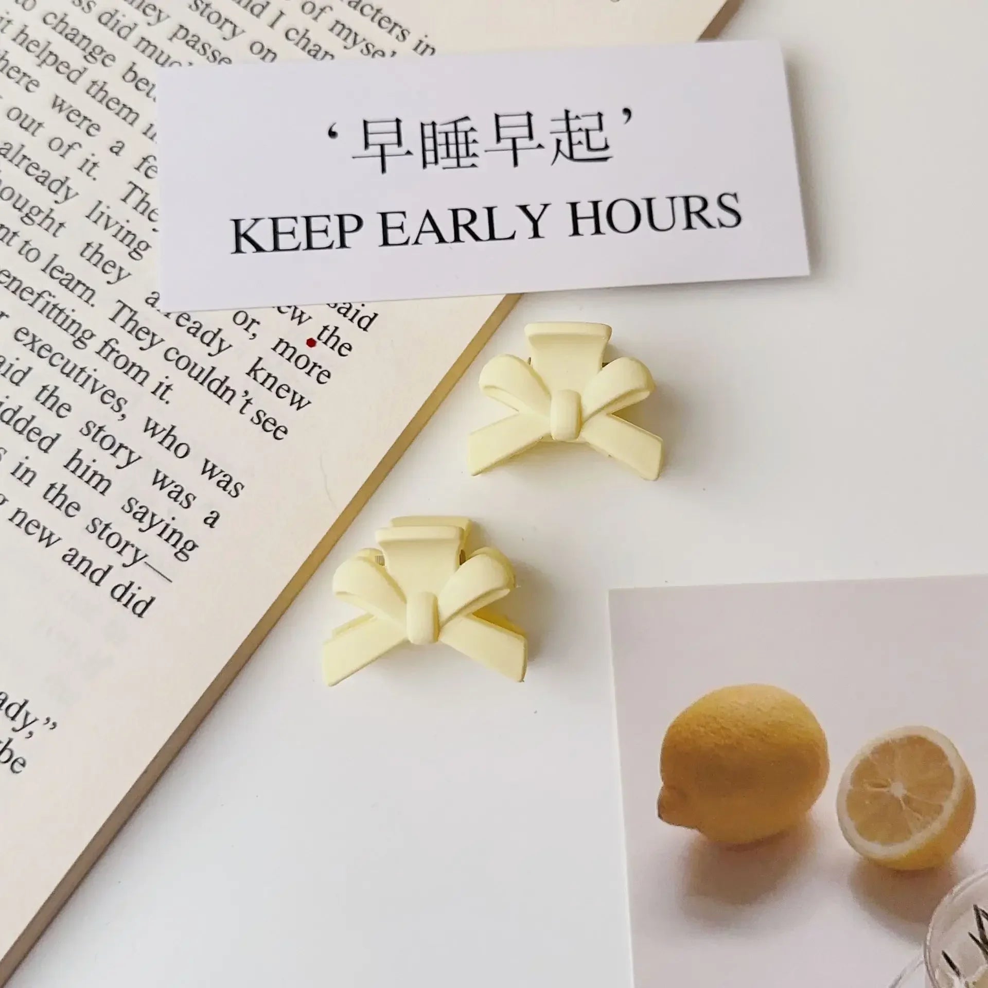 2pc Lovely Small bow Hair Claw Clips for Women Girls Kids Children Hairpin Headband for Hair Washface Accessories Headwear