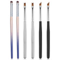 DIY French Manicure Brush, Home Use Nail Detail Brush for French Tips, Clean Up Cuticle, Nail Art Painting, Manicure Tools with