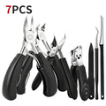 Ingrown Toenail Manicure Tool Set, Large Nail Clippers, Pointed Beak Nail Cutters, Pedicure Tools for Paronychia Care