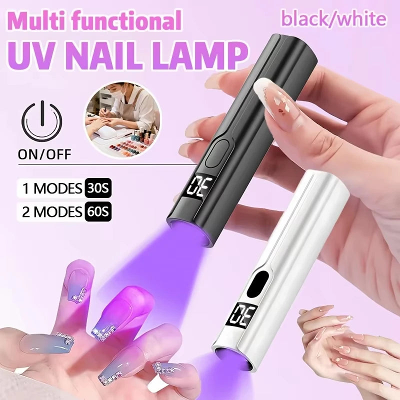 Handheld Mini Portable Rechargeable Manicure Lamp UV Light Therapy Lamp