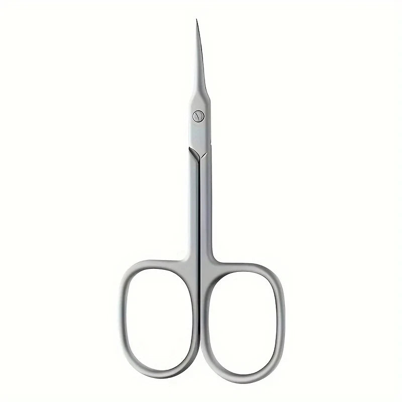 Manicure Scissors Cuticle Regrowth Cut Curved Tip Nail Pedicure Grooming Professional Stainless Steel Dead Skin Remover