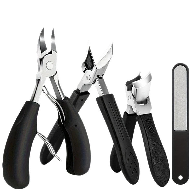 Ingrown Toenail Manicure Tool Set, Large Nail Clippers, Pointed Beak Nail Cutters, Pedicure Tools for Paronychia Care
