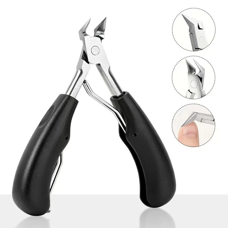 Ingrown Toenail Manicure Tool Set, Large Nail Clippers, Pointed Beak Nail Cutters, Pedicure Tools for Paronychia Care