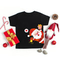Merry Christmas Santa Claus Kids Tshirt Fashion Children Clothes Boys Girls Short Sleeve T-shirt Kids Xmas Holiday T Shirts