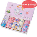 5 Pcs/Box Cotton Panties For Girls Cute Cartoon Character Kuromi Melody Girls Briefs Children Underwear Breathable Kids Knickers