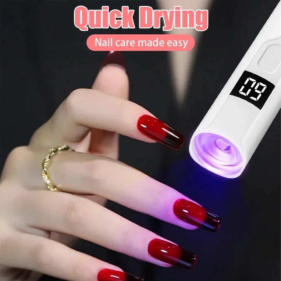 Handheld Mini Portable Rechargeable Manicure Lamp UV Light Therapy Lamp