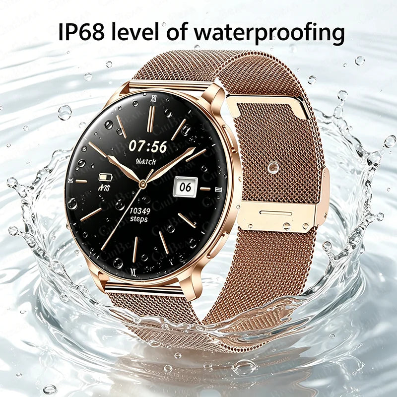 7.6MM Smart Watch 1.32'' AMOLED HD Screen Men Women Sports Watches LED Flashlight BT Call Heart Rate Health Care Smartwatch 2026