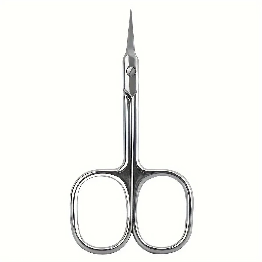 Manicure Scissors Cuticle Regrowth Cut Curved Tip Nail Pedicure Grooming Professional Stainless Steel Dead Skin Remover